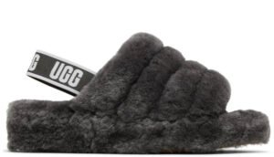 UGG Fluff Yeah Slide Thick Sole Gray