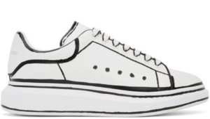 Alexander McQueen White & Black Outline Oversized