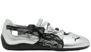 Puma Speedcat Ballet Lace women's Metallic Silver Black