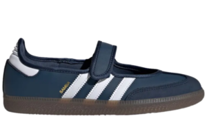 Adidas Samba Jane Crew Navy/Cloud White/Gold Metallic