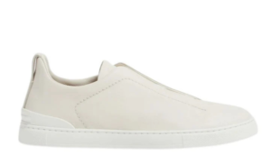 Zegna White Triple Stitch™ SECONDSKIN Sneakers