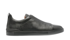 Zegna Triple Stitch Sneakers Black